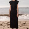 Women Heidi Merrick Dresses | Kate Dress-Black Popplin