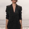 Women Heidi Merrick Suiting | F. Scott Blazer-Black Moire