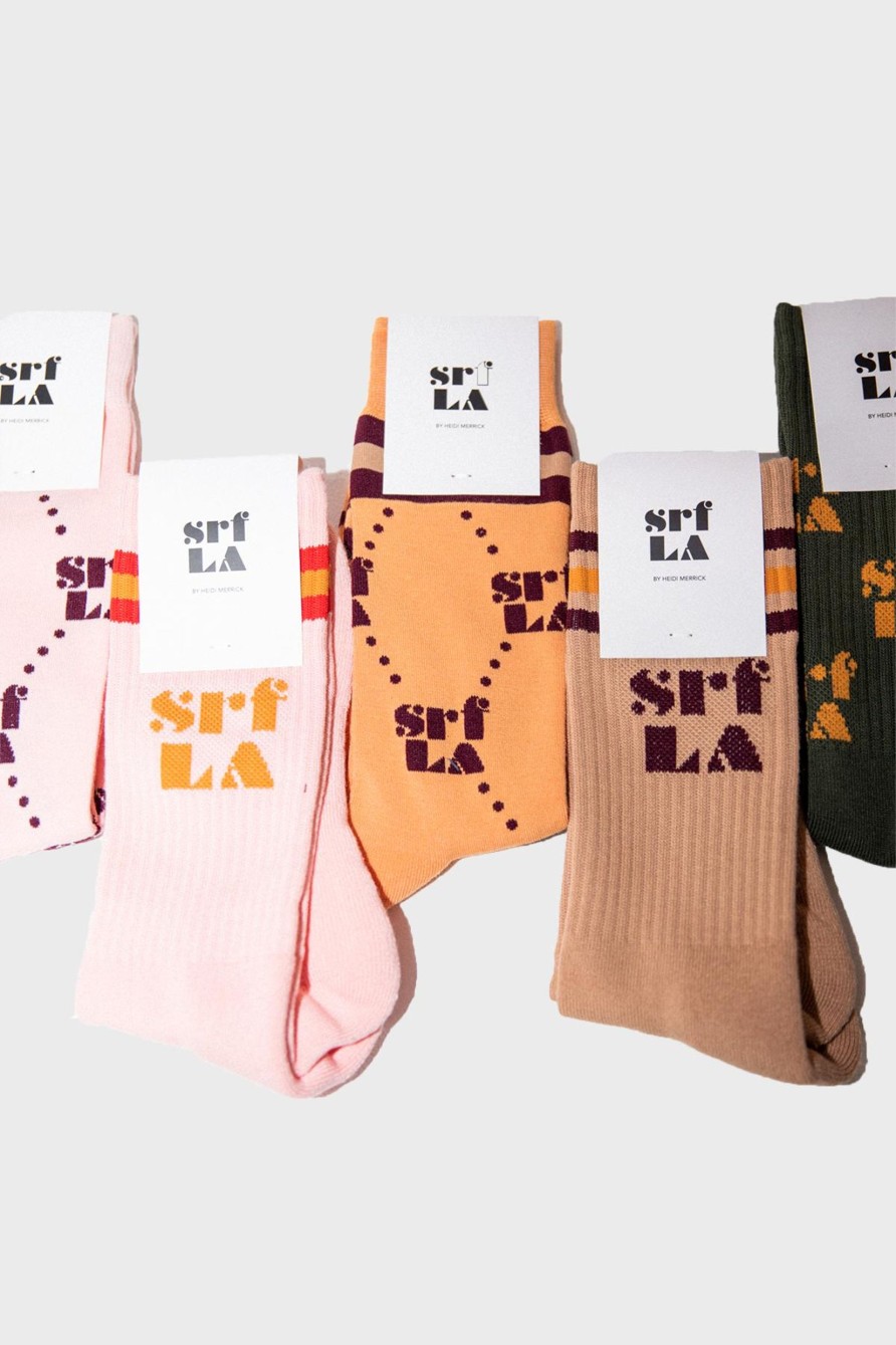 Women Heidi Merrick | 70'S Srf Socks-Camel