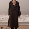 Women Heidi Merrick Blazers & Coats | Marais Coat-Chocolate