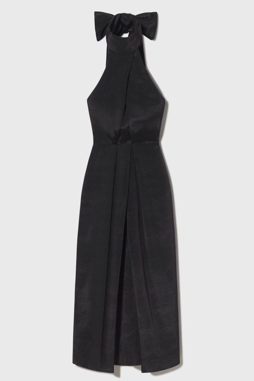 Women Heidi Merrick Dresses | Su Li Dress-Black Moire