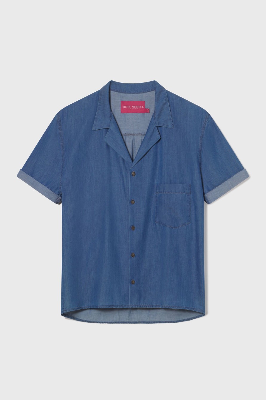 Women Heidi Merrick Tops | Ranch Top-Chambray