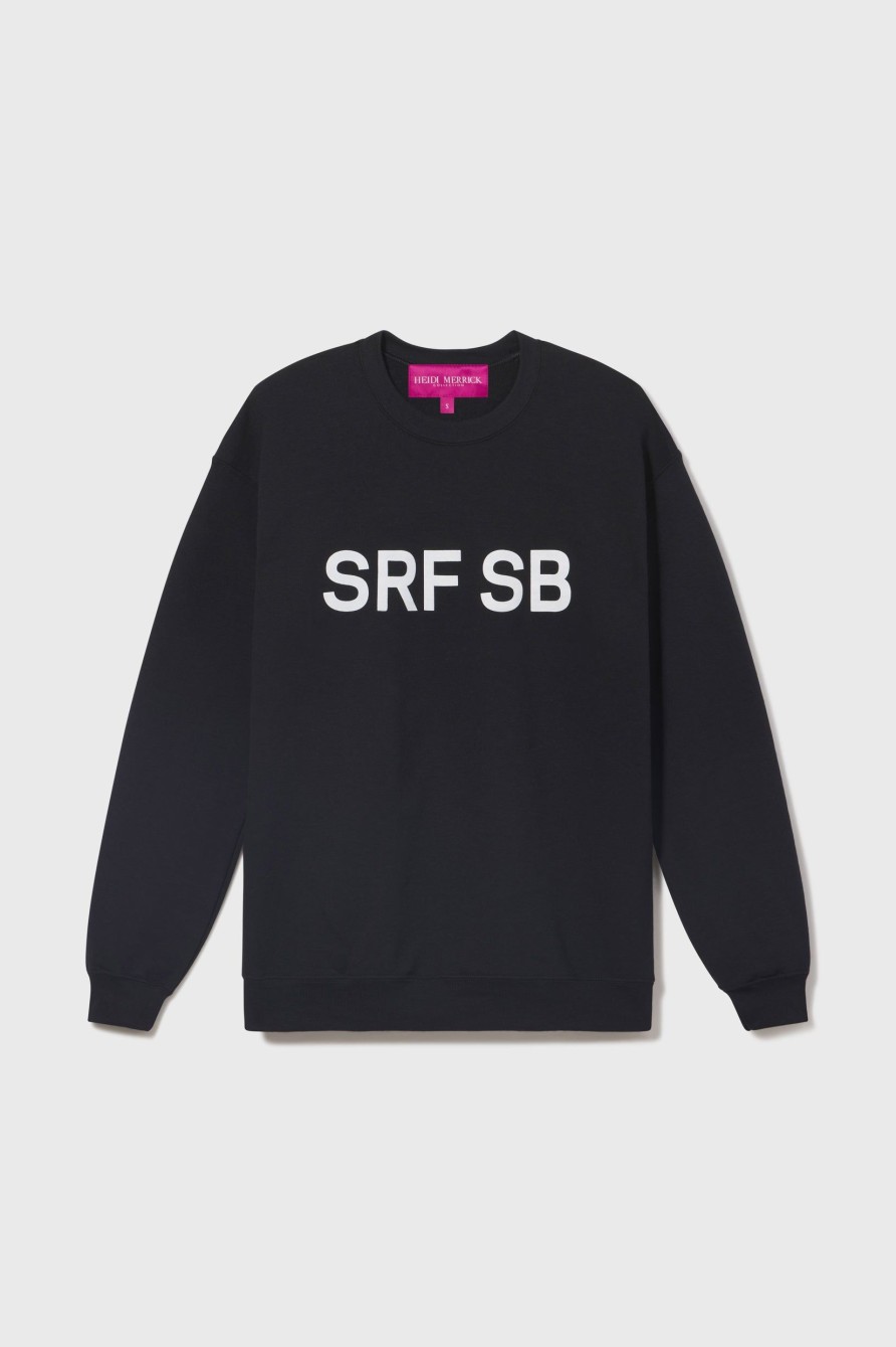 Women Heidi Merrick Crewnecks | Srf Sb Crewneck-Black