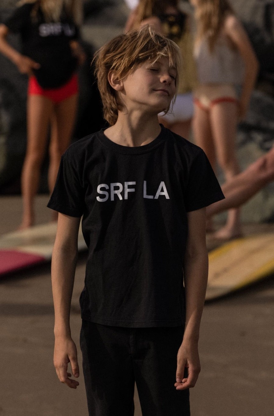 Women Heidi Merrick Tees | Srf La Groms-Black Tee