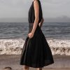 Women Heidi Merrick Classics | Contessa Skirt-Black Linen