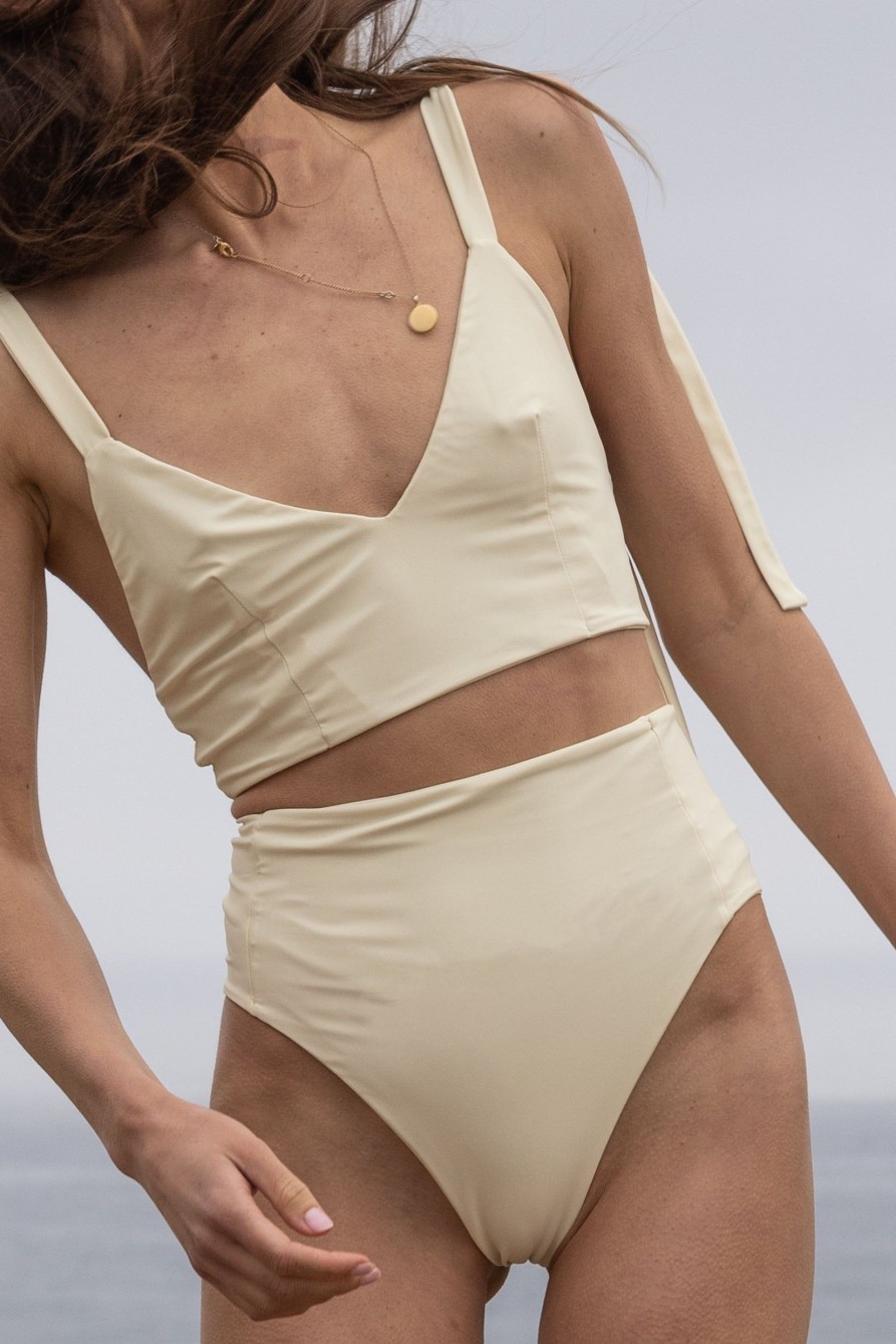 Women Heidi Merrick Swim | Ballerine Top-Butter