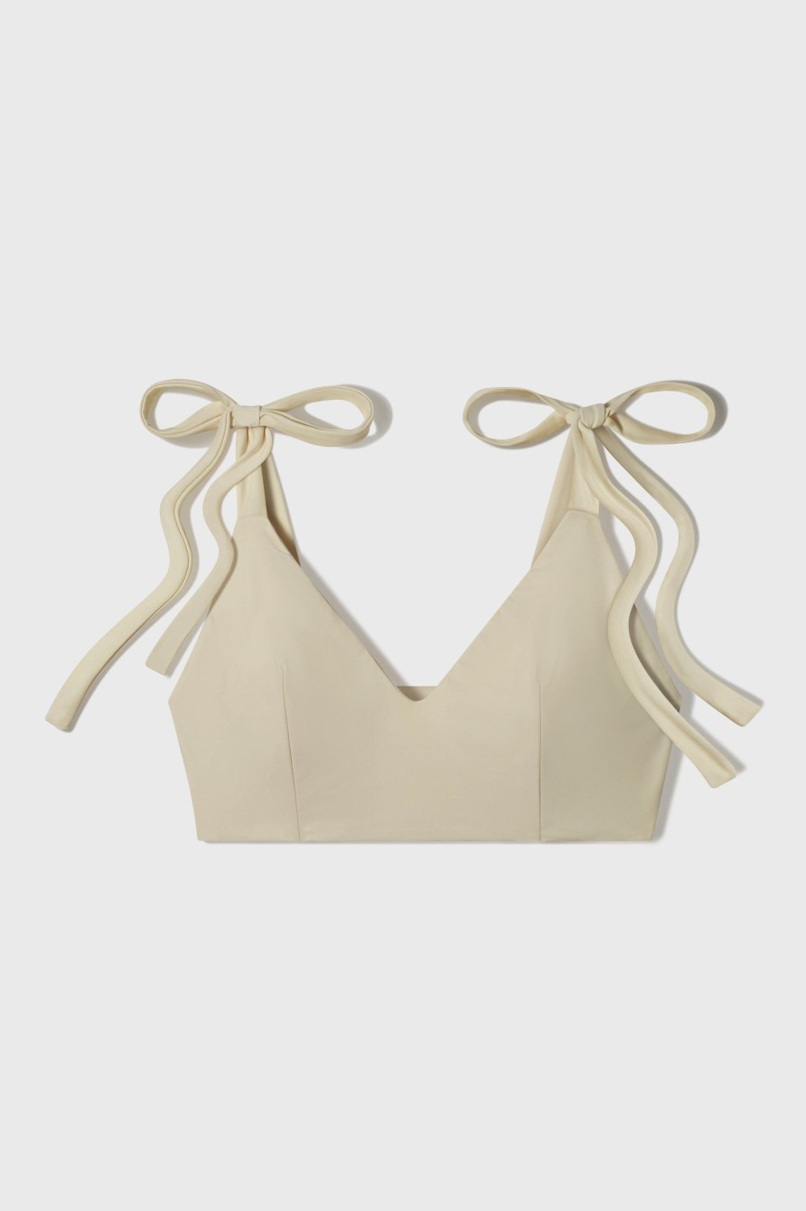 Women Heidi Merrick Swim | Ballerine Top-Butter