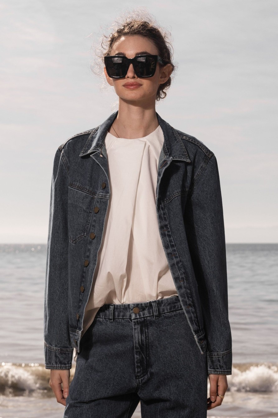 Women Heidi Merrick Blazers & Coats | Ian Jacket-Denim