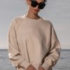 Women Heidi Merrick Crewnecks | Srf La Heavy Crewneck-Ivory