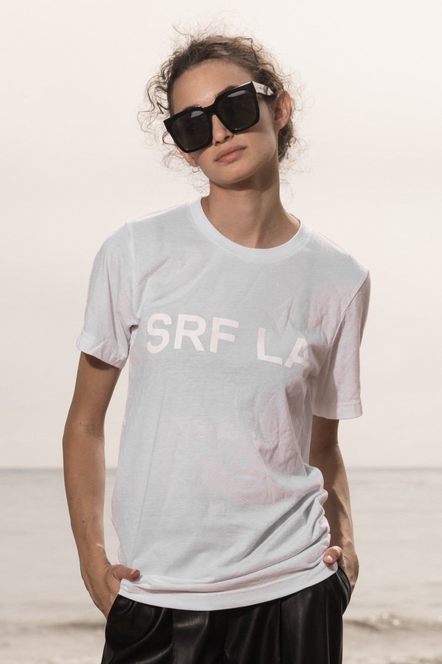 Women Heidi Merrick Tees | Srf La Tee-White On White