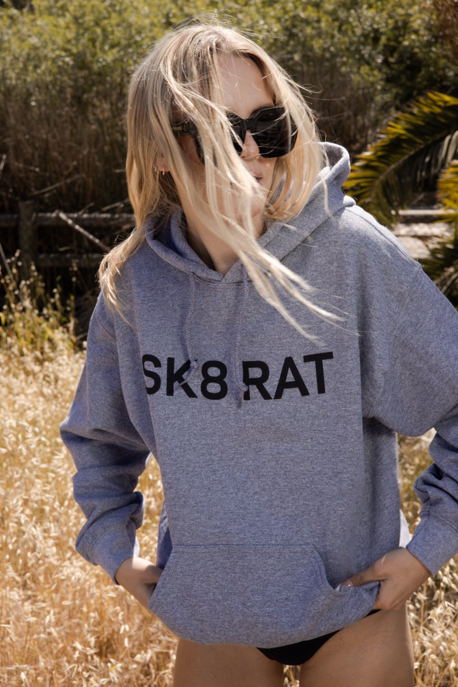 Women Heidi Merrick Hoodies | Sk8 Rat Classic Hoodie-Grey