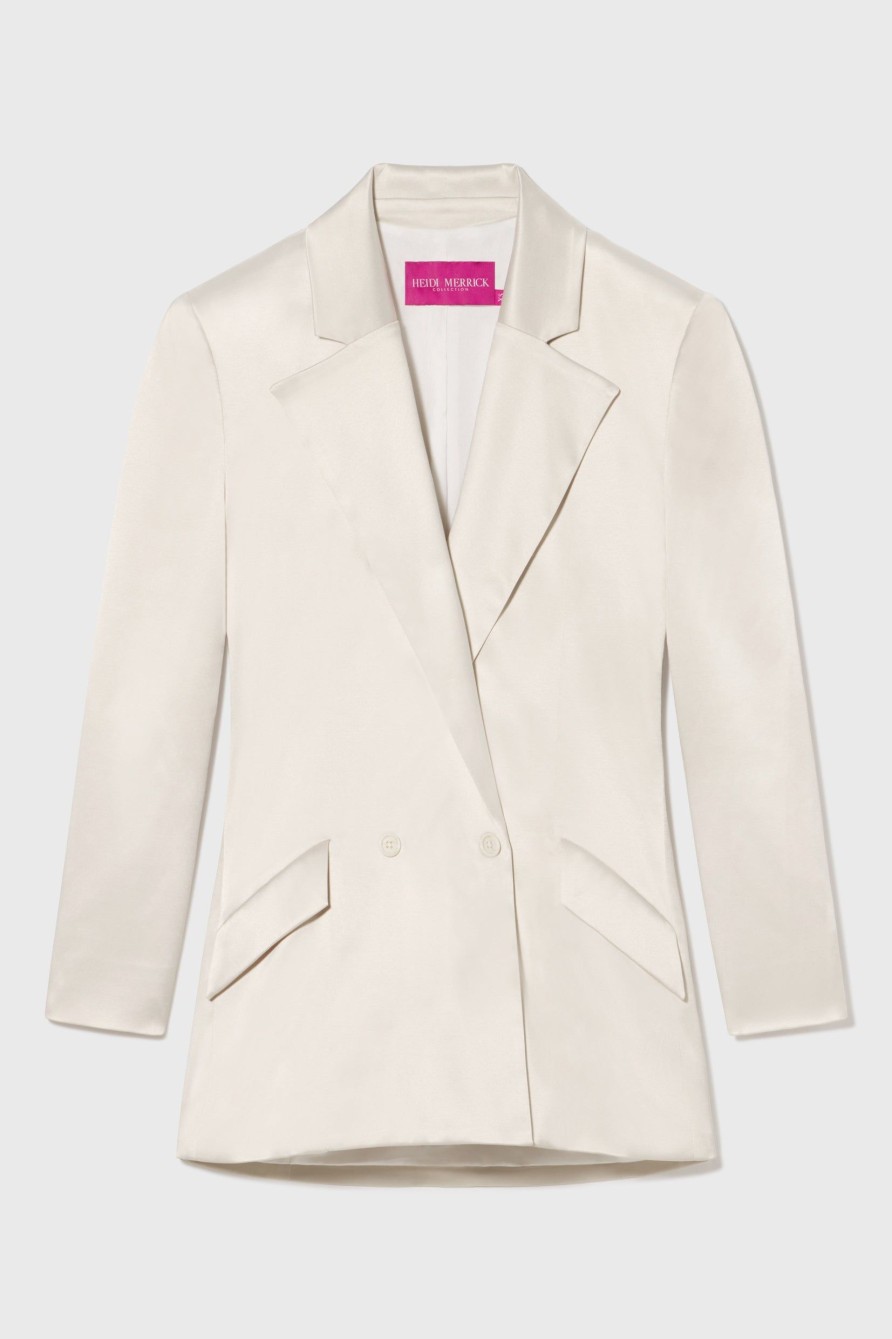 Women Heidi Merrick Suiting | F. Scott Blazer-Ivory