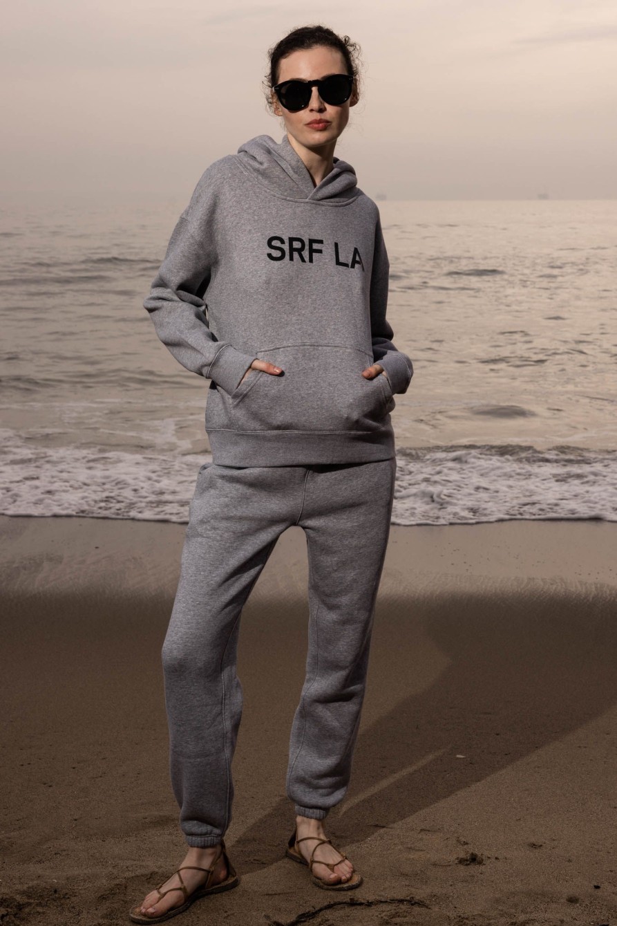 Women Heidi Merrick Bottoms | 70'S Srf La Sweatpants-Stone Wash