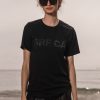 Women Heidi Merrick Tees | Srf Ca Tee-Black On Black