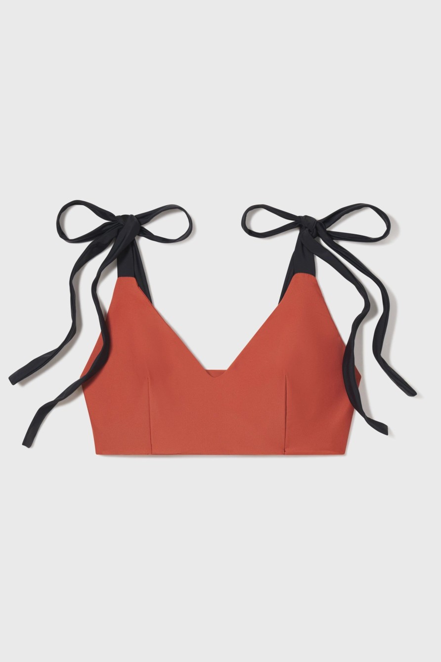 Women Heidi Merrick Swim | Ballerine Top-Rust