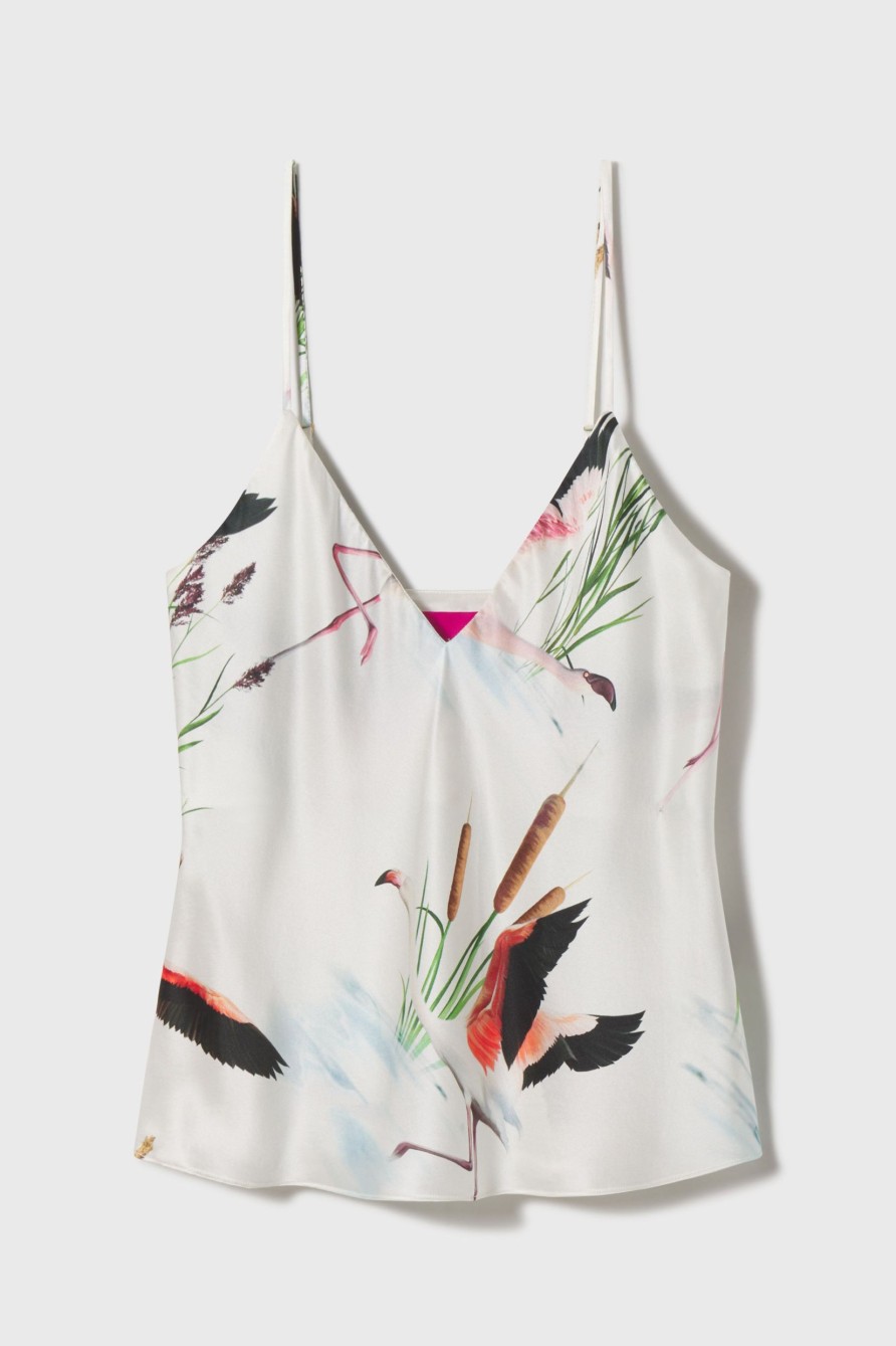 Women Heidi Merrick Tops | Marion Cami-Flamingo