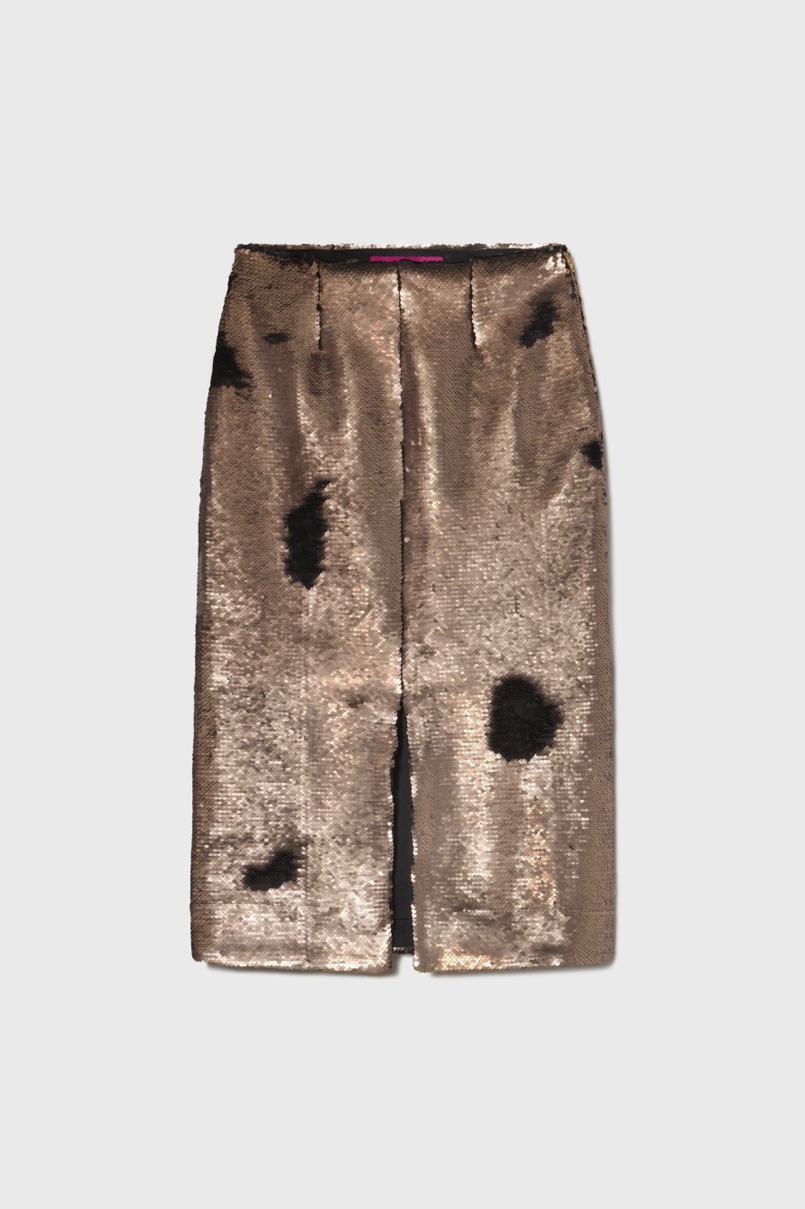 Women Heidi Merrick Bottoms | Ember Skirt-Bronze