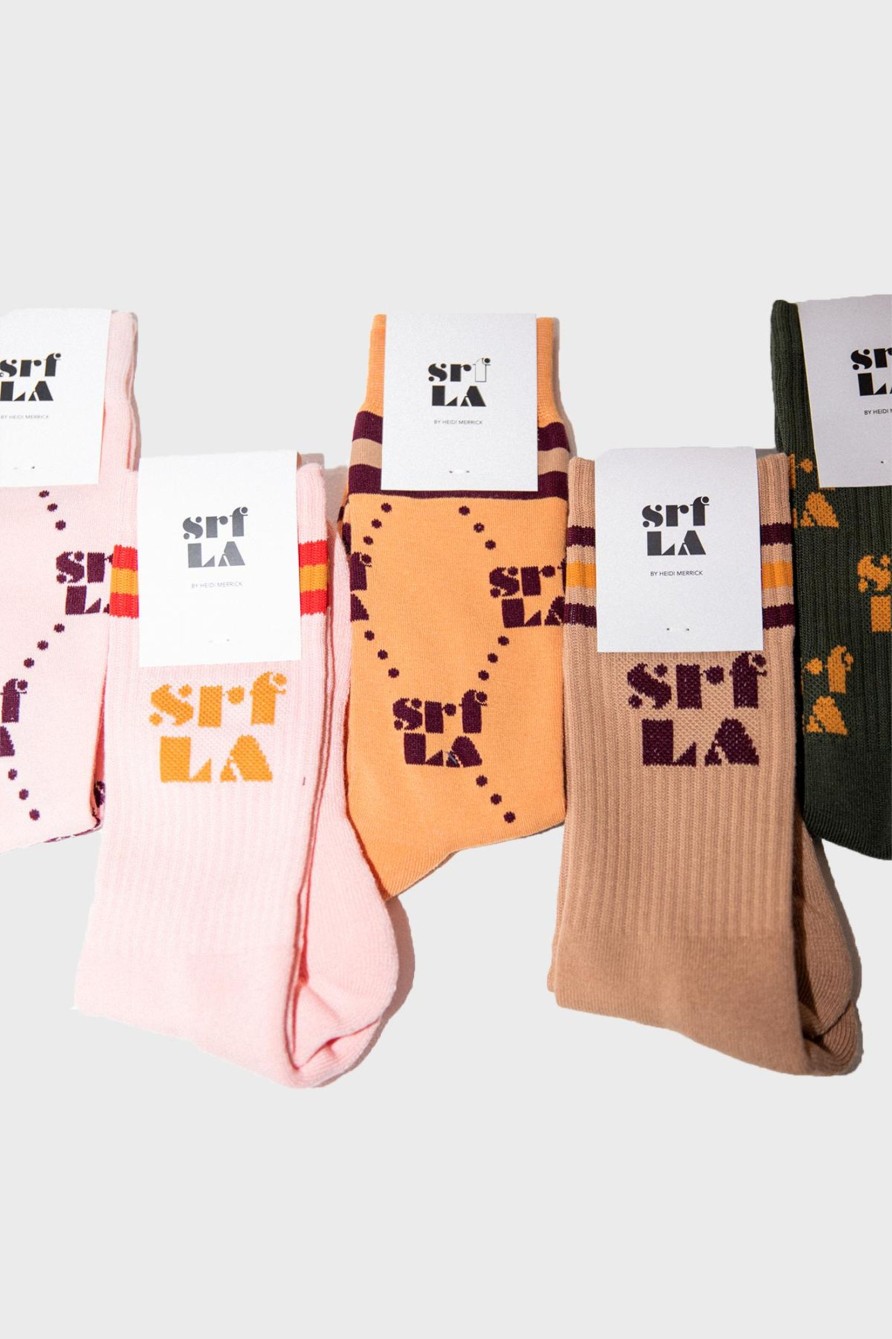 Women Heidi Merrick | 70'S Srf Socks-Sunset