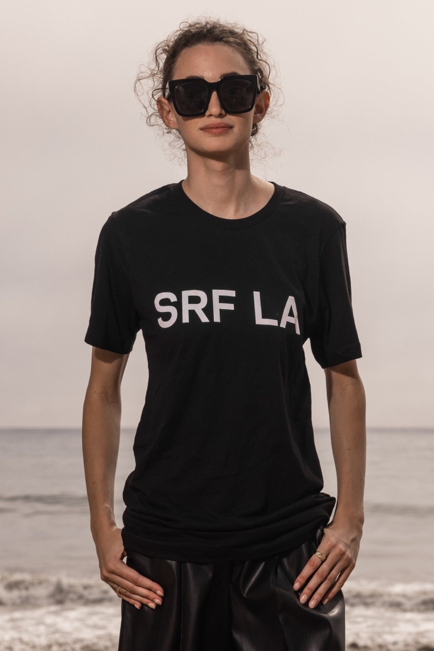 Women Heidi Merrick Tops | Srf La Tee-Black