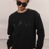 Women Heidi Merrick Crewnecks | Srf La Oversized Crewneck-Black On Black