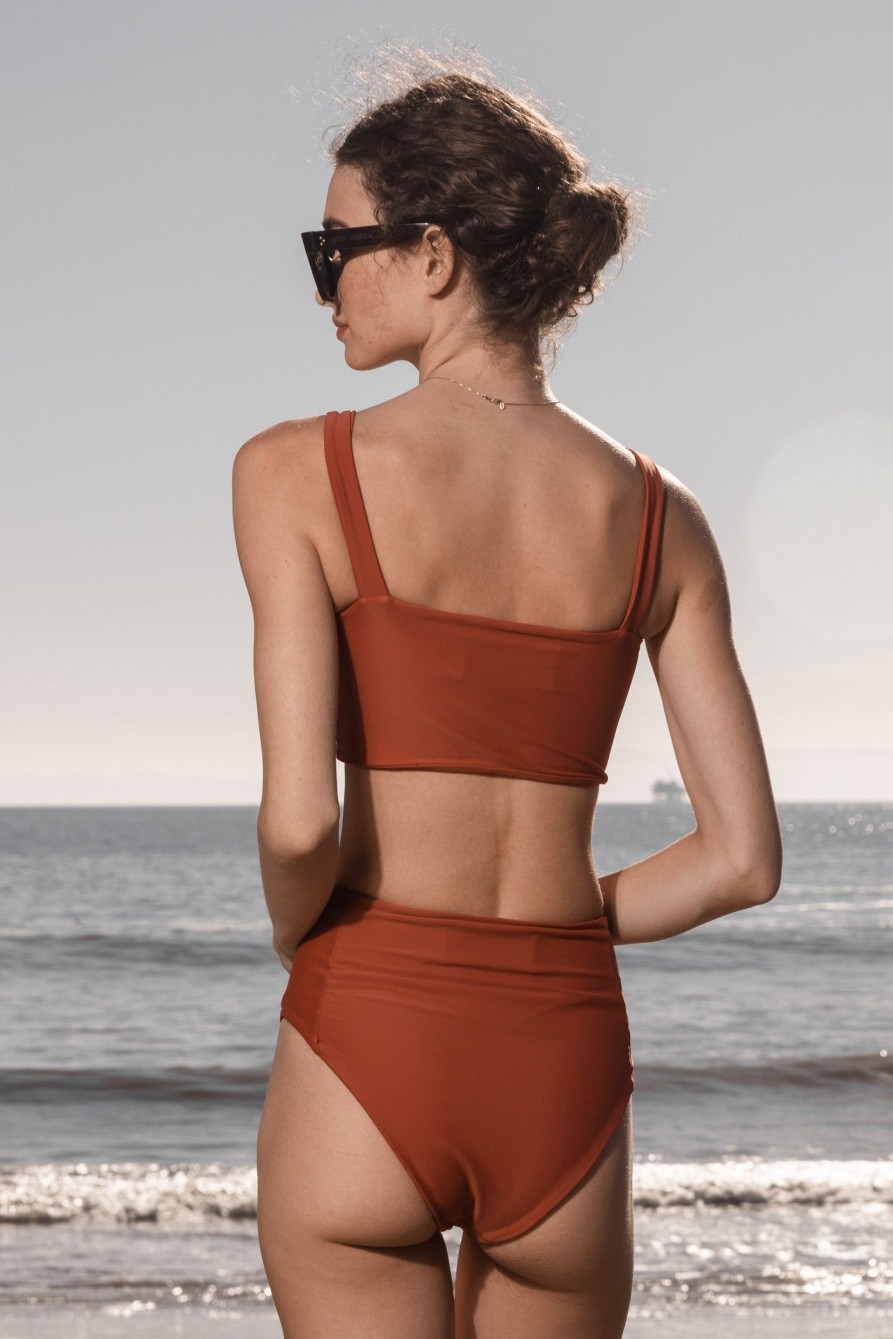 Women Heidi Merrick Swim | Pyla Bottom-Rust