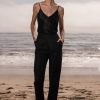 Women Heidi Merrick Classics | Straight Pant-Black Linen