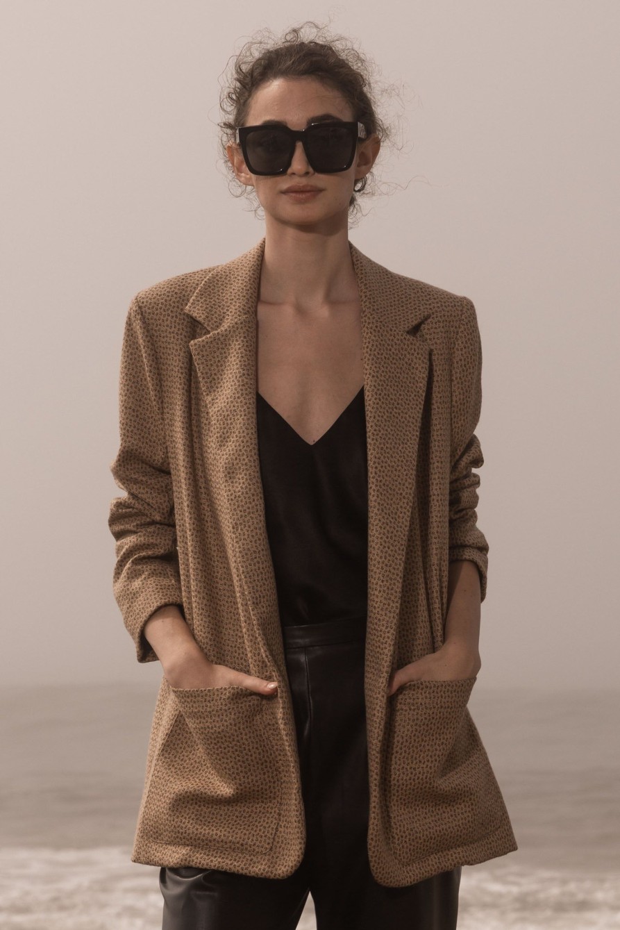 Women Heidi Merrick Blazers & Coats | Wallace Blazer-Camel