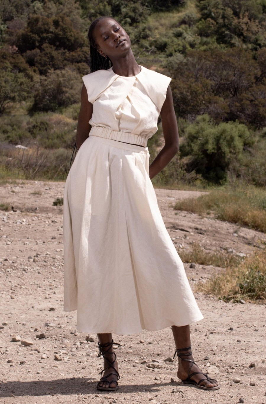 Women Heidi Merrick Classics | Apollo Skirt-Ivory