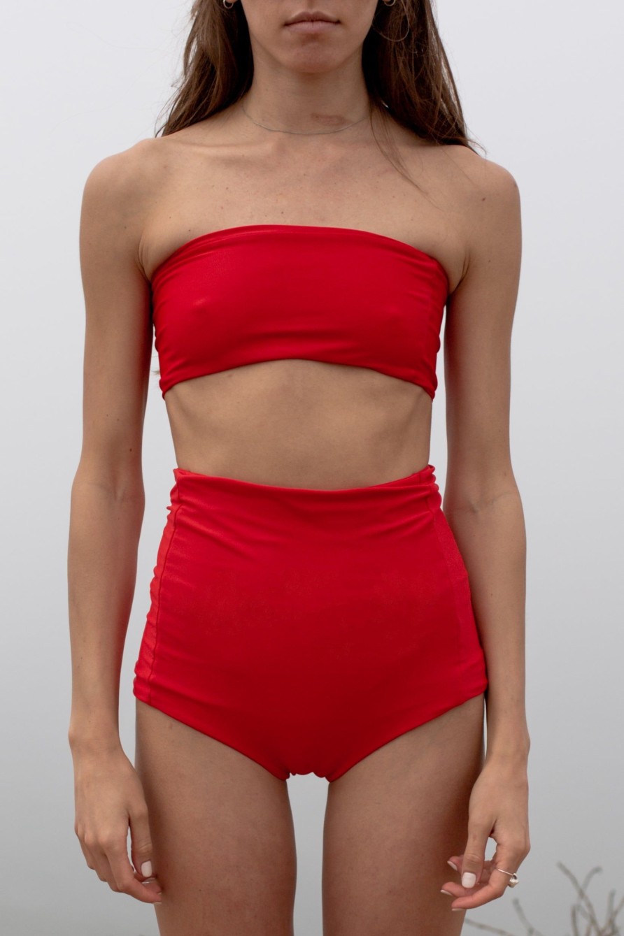 Women Heidi Merrick Swim | Vicent Top-Poppy