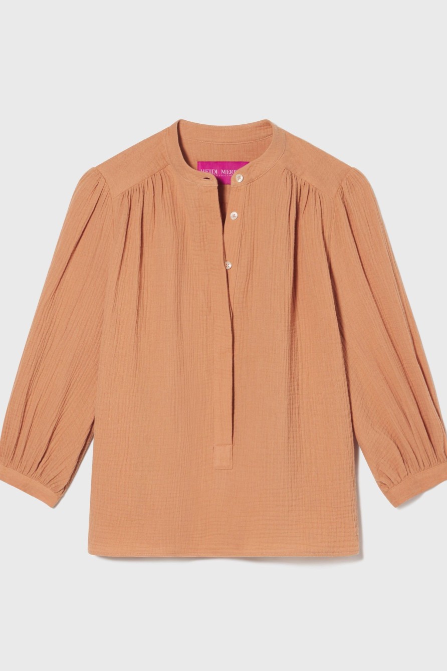 Women Heidi Merrick Tops | Marish Top-Antique Blush