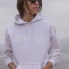 Women Heidi Merrick Hoodies | Srf La Classic Hoodie-White On White