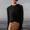 Women Heidi Merrick Knits | Moby Sweater-Black