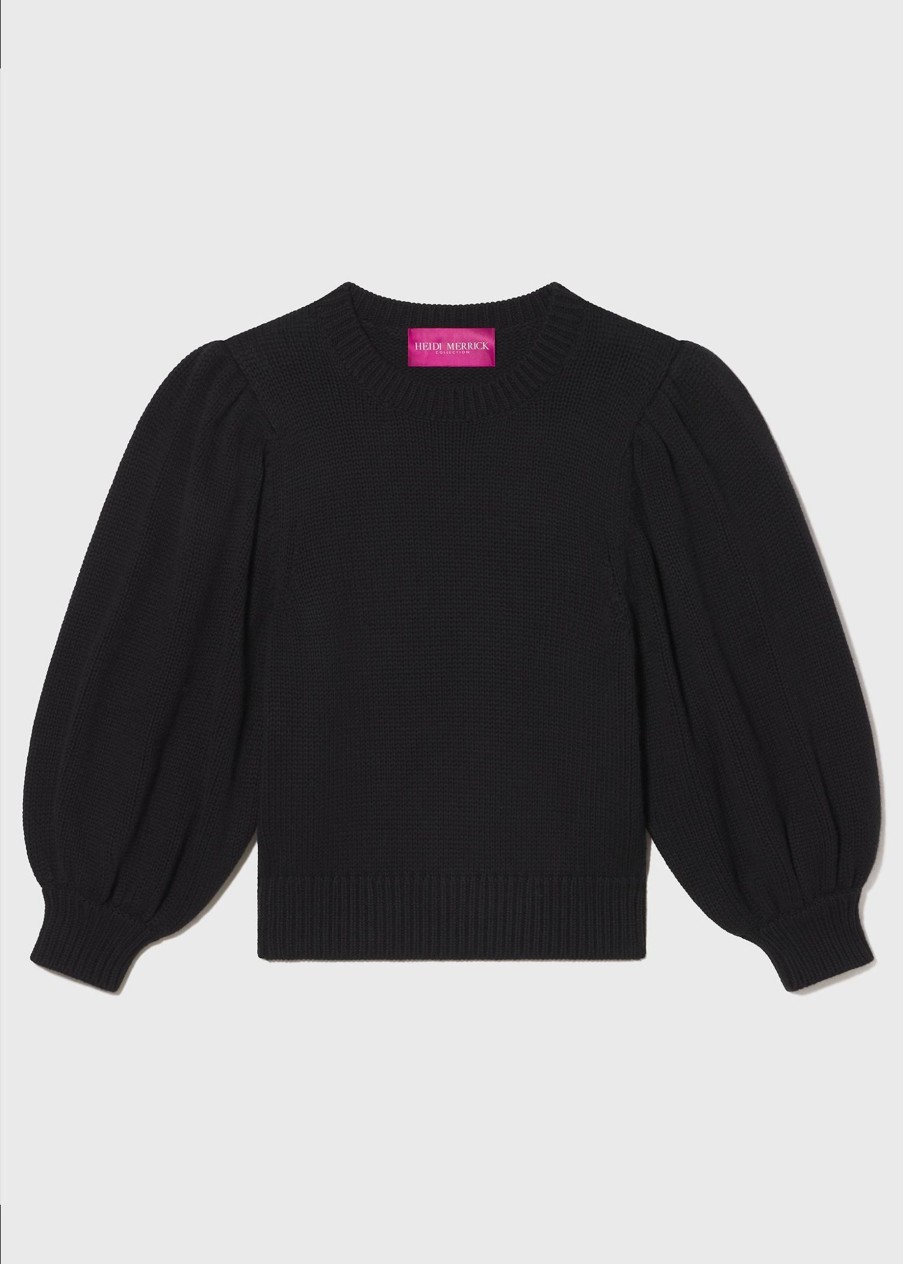 Women Heidi Merrick Classics | Duchess Sweater-Noir