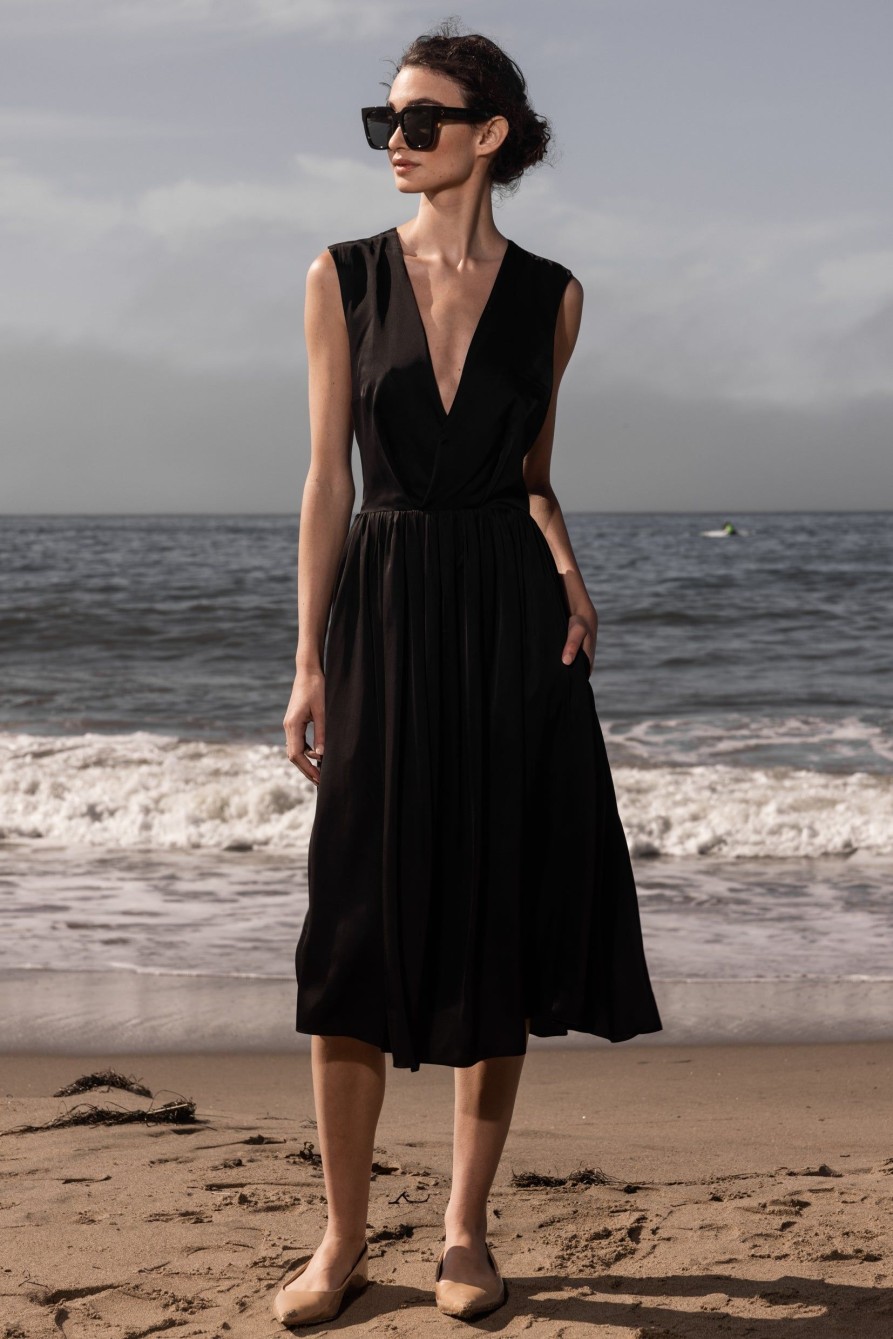 Women Heidi Merrick Dresses | Devon Dress-Black