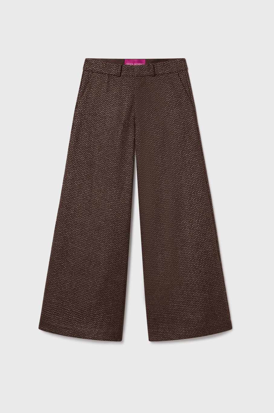 Women Heidi Merrick Bottoms | Perrine Pant-Chocolate Wool